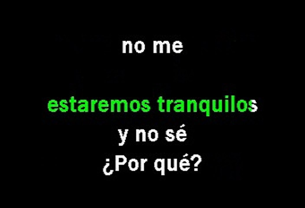 Caifanes - No dejes que (Karaoke)