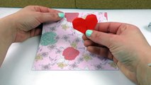 Süßes Herz falten _ DIY Idee für Kinder _ Basteln für die Lieben _ Valentinstags Idee-NMMd