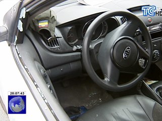 Dinero recuperado en asalto con auto policial