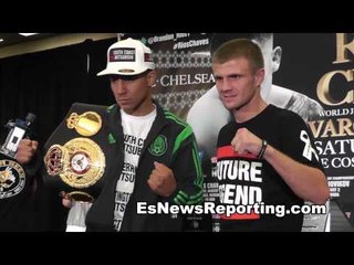 jesse vargas vs anton novikov faceoff EsNews