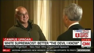 White Nationalist Preston Wiginton Grilled on CNN - It's Not Just Skin Pig