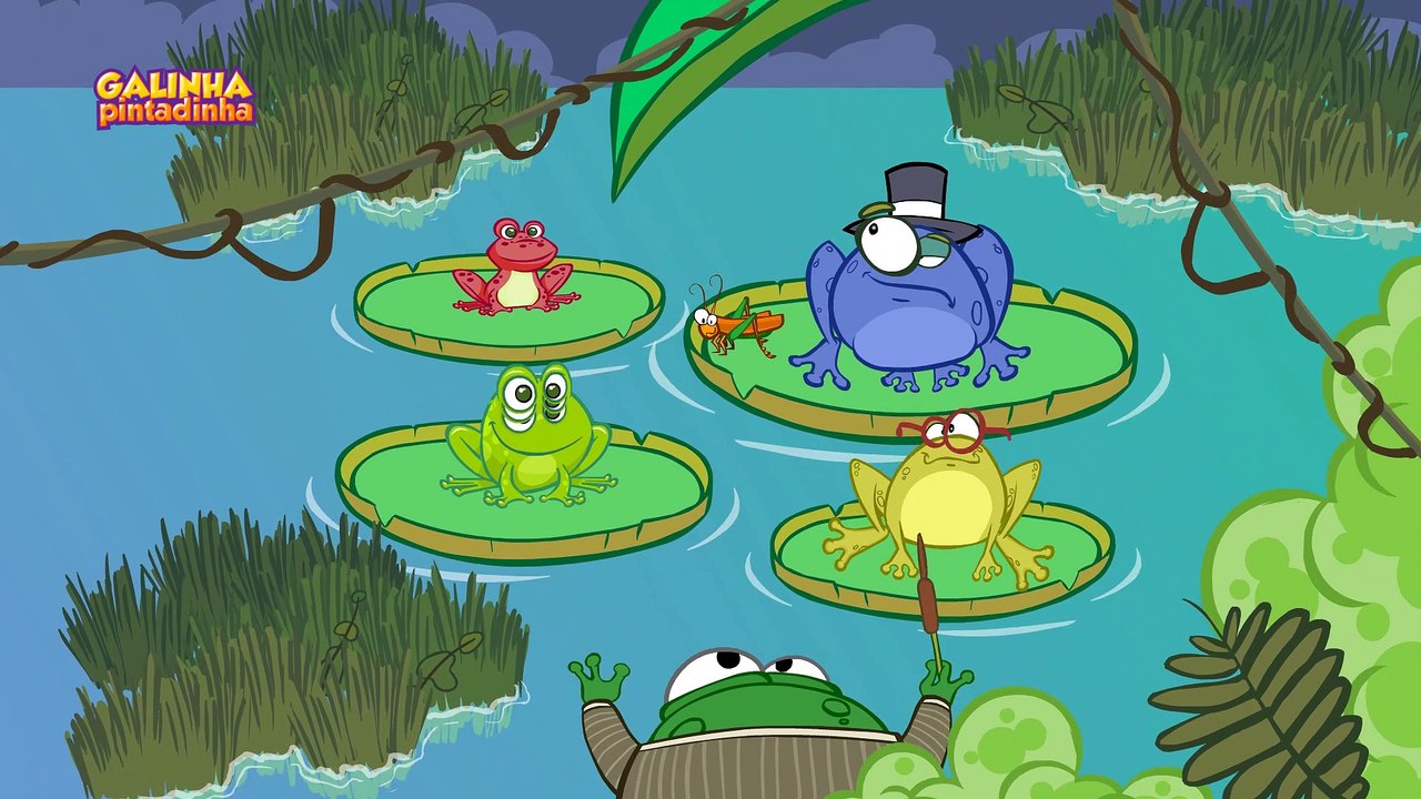 O Sapo não lava o pé novo  - DVD Galinha Pintadinha - Desenho Infantil