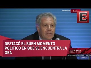 Luis Almagro en la Asamblea General de la OEA