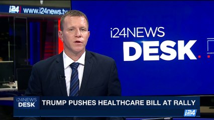 Download Video: i24NEWS DESK | Trump pushes healthcare bill at rallye |  Wednesday, June 21th 2017