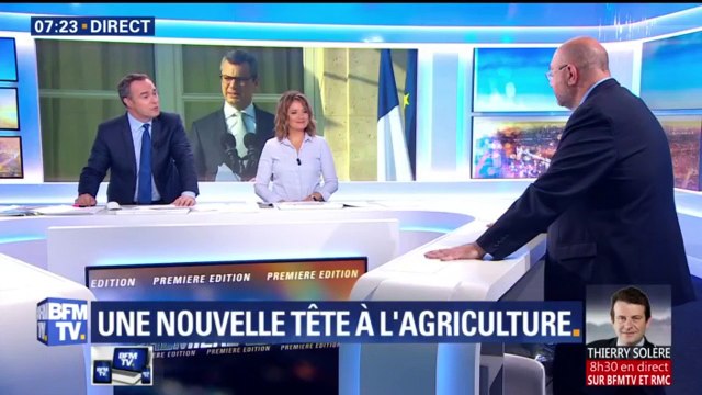 Stéphane Travert a appris qu'il devenait ministre de l'Agriculture par un SMS d'Emmanuel Macron