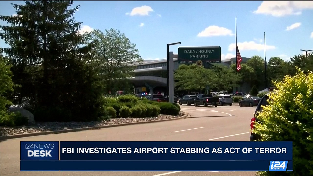 i24NEWS DESK | FBI investigates airport stabbing as act of terror | Thursday, June 22nd 2017