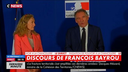 Sur la loi de moralisation : "Il y aura des résistances" F. Bayrou