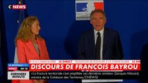 Passation des pouvoirs au ministère de la Justice entre Bayrou et Belloubet