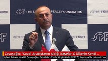 Çavuşoğlu: 