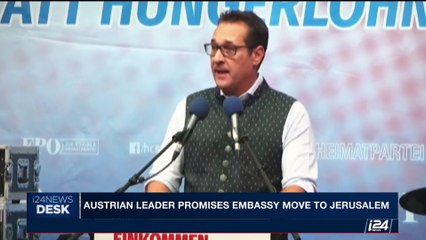 Download Video: i24NEWS DESK | Austrian leader promises embassy move to Jerusalem | Thursday, June 22nd 2017