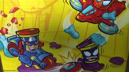 Play-Doh - Pojazdy Superbohaterów _ Can-Heads Vehicles - Marvel - Kre
