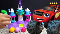 Monster Trucks & Blaze Learn Colors Play Doh Ice Cream Fun & Educational for Preschool Kids-d-u