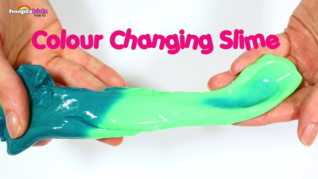 How To make Color Changing Slime! DIY Color Changing Slime-
