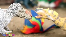 Videos de Dinosauyrannus v_s Rajasaurus  Schleich Dinosaurios de Juguet