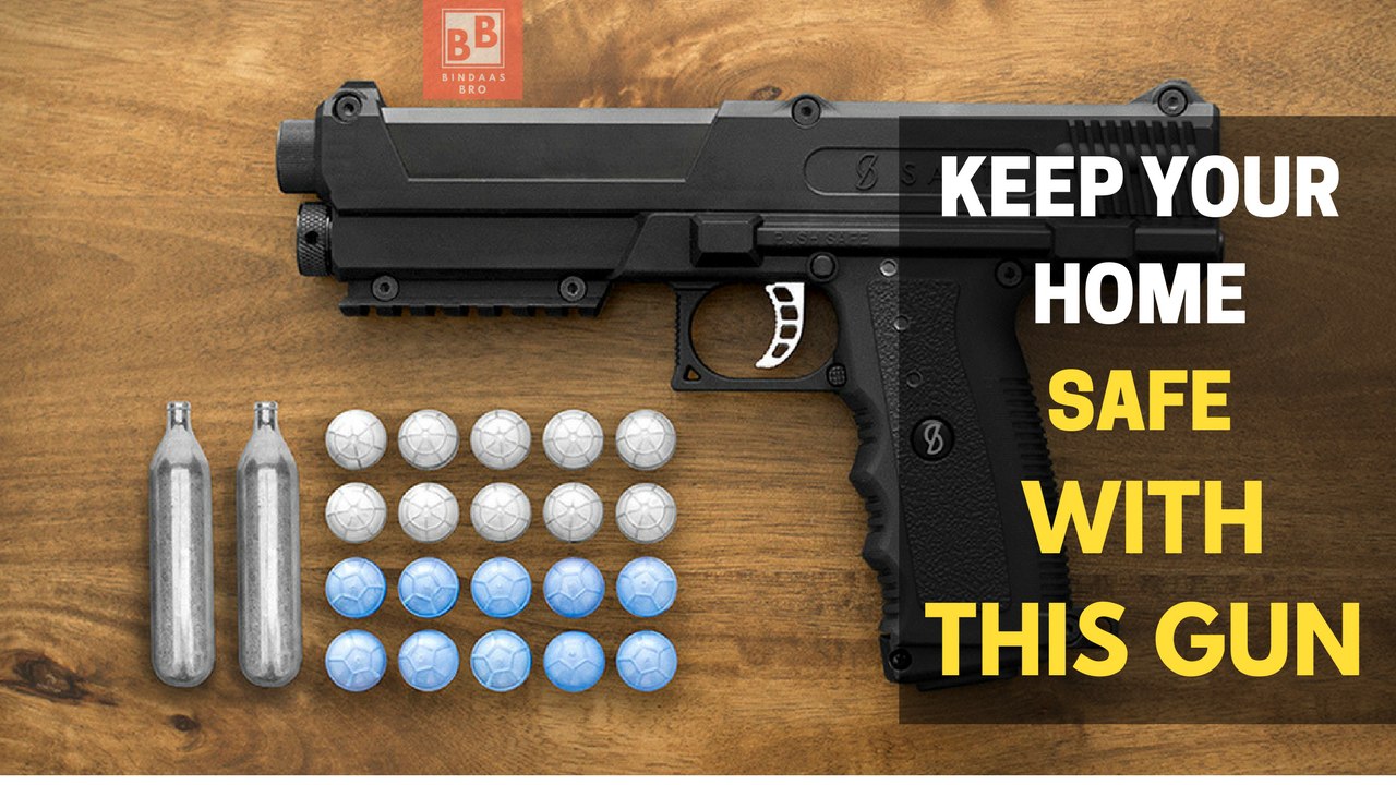 Salt Pepper Spray Gun For Home and Self Defense | BindaasBro