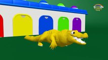 Learn Colors with animals for children _ colours Crocodil