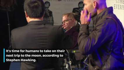Stephen Hawking: 'Humans need to leave Earth'