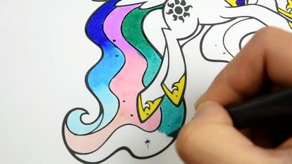 My Little Pony Princess Celestia Coloring Book