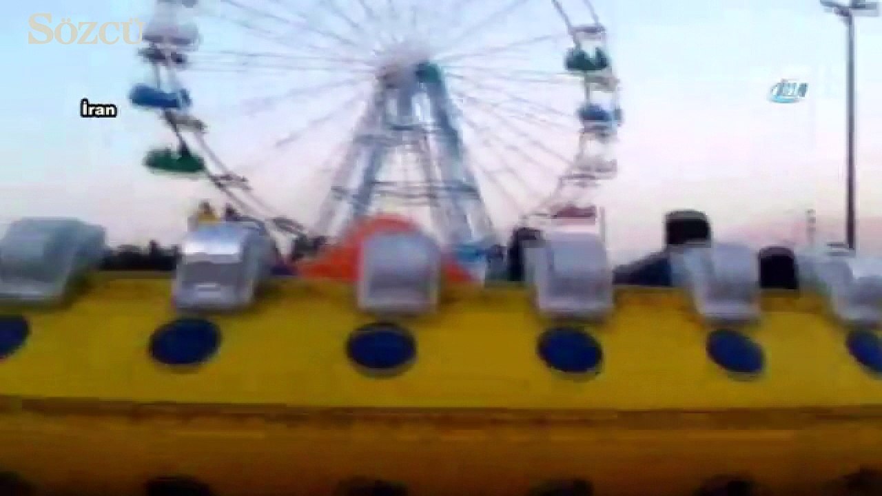 Lunaparkta dehşet anları!