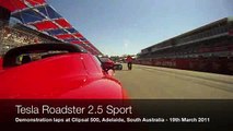 116.Tesla Roadster Demo Laps at Clipsal 500 Adelaide 2011_clip1