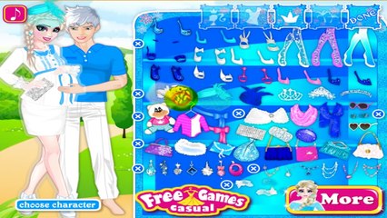 Permainan Elsa Frozen dan Jack Berdandan/Berpakaian - Elsa Mengandung/Hamil - Online Games