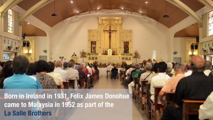 Saying goodbye to the last Irish De La Salle brother Felix Donohue