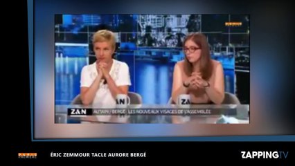 Eric Zemmour s'en prend violemment à Aurore Bergé, députée En Marche (vidéo)