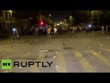 Tear gas, clashes outside police HQ in Armenian capital as hostage crisis continues (streamed live)