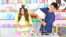 ONE FINGER SLIME CHALLENGE | Making slime under 3 minutes with 1 finger | Slimeatory #49