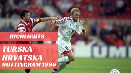 Turska - Hrvatska 0-1 | UEFA EURO 1996 | Vlaović zabija za start iz snova | HIGHLIGHTS