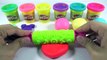 Learn Colors Play Doh Balls Peppa Pig Baby Molds Fun I