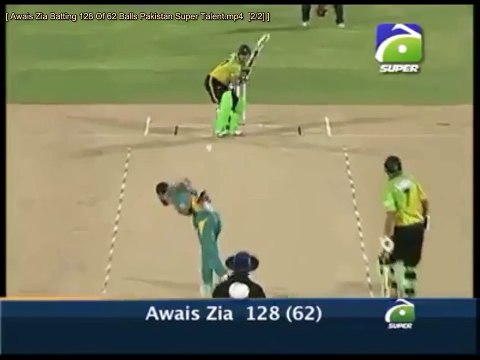 Awais Zia Batting 128 Of 62 Balls Pakistan Super Talent