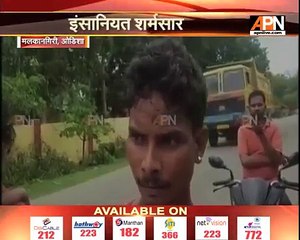 Man carries dead infant from hospital on foot in Malkangiri, Odisha