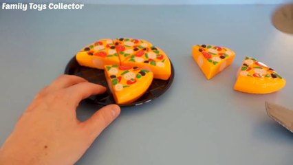 Toy Pizza unboxing and playing in toy kitchen-AXPNmg