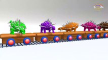 Learn Colors with Dinosaurs Wooden Tra