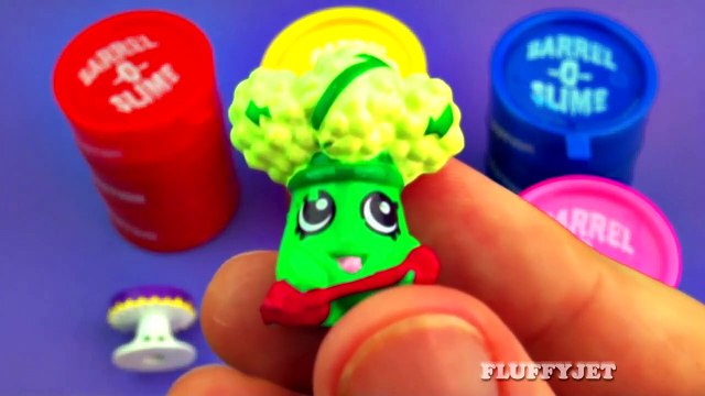 Learning Colors with Slime Barrel Surprise Shopkins for Children _ Play and Learn with Toys