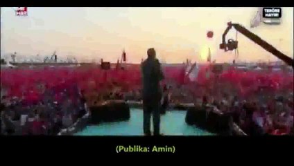 Pogledajte kakvu je dovu učio Erdogan, a milioni ljudi govorili amin (prijevod na Bosanski jezik)