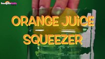 How to make an Orange Juice Squeezer from Plastic Bottle - Amazing DIY Projects - HooplaKidz H