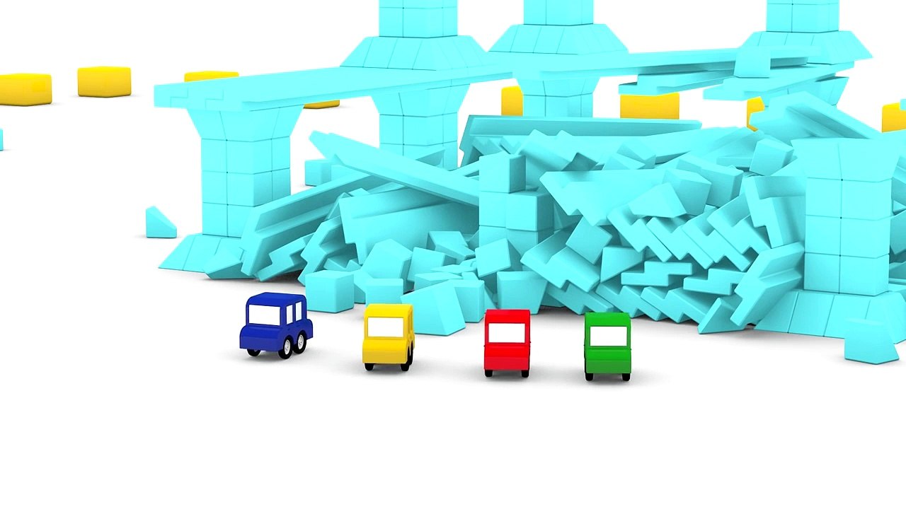 Cartoon Cars City - CRAZY CAR SMASH! Construction Cartoons for Children - Kids Cars Cart