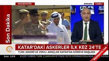 Katar'a giden birlikten ilk görüntüler