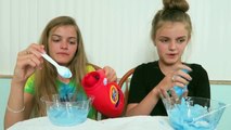 Making Slime at 3 AM ~ Scary Challenge ~ Jacy and Kacy