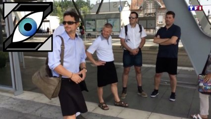 [Zap Télé] CANICULE : Des chauffeurs de bus en jupe ! (22/06/17)