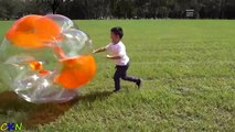 X-Shot GIANT Bubble Ball Kids Park Playtime Fun Run & Smash Roll & Crash