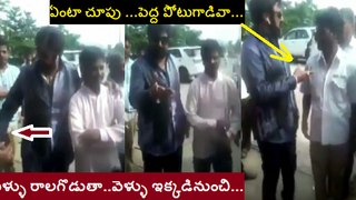 Telugu Top Hero Balakrishna Very Serious On Fans Behaviour   Viral Balakrishna Public Meeting (2)