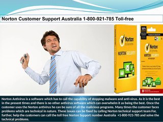 Norton Internet Security Support Number Australia