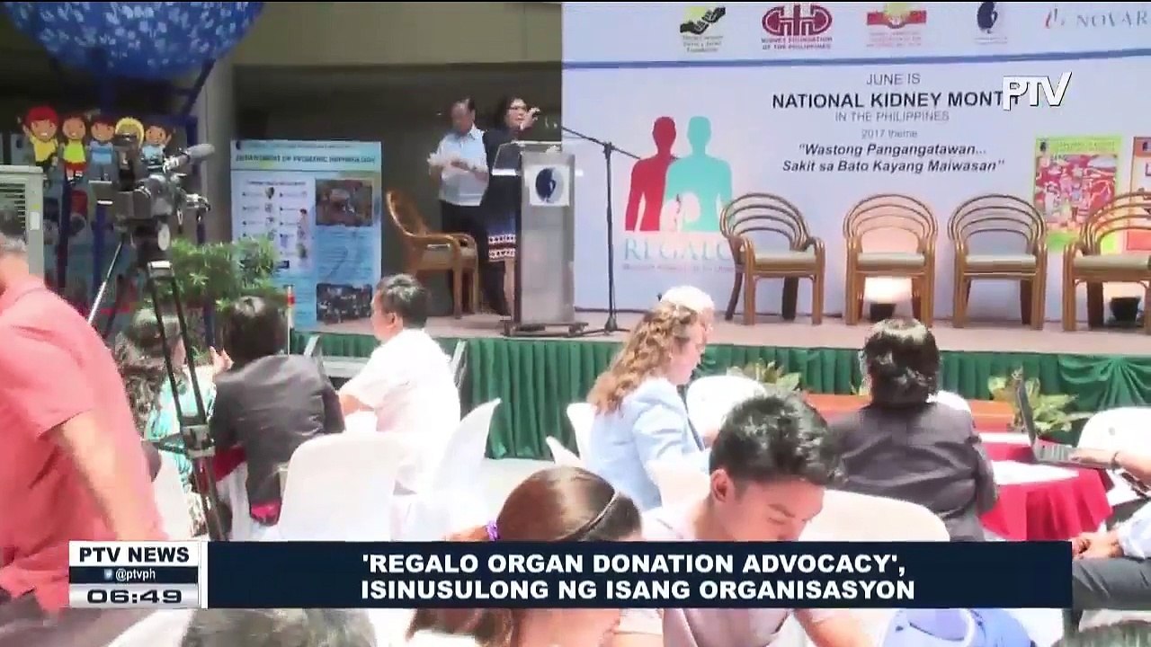 'Regalo Organ Donation Advocacy', isinusulong ng isang organisasyon