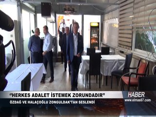 Özdağ ve Halaçoğlu, Zonguldak'tan Bahçeli'ye seslendi