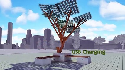 France : le premier arbre solaire a été planté à Nevers
