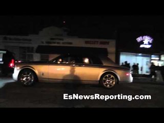 floyd mayweather vs maidana floyd in camp in la days 2 EsNews
