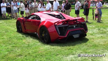 Lykan Hypersport startup and in motion